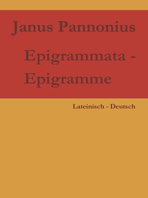 cover image of Epigrammata--Epigramme